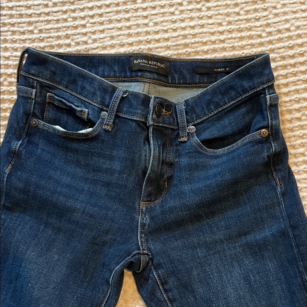Banana Republic Dark Blue Denim Skinny Jeans